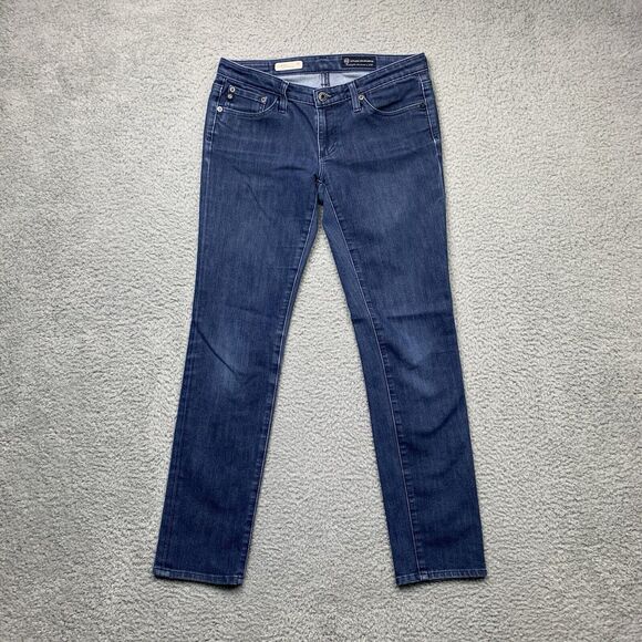 Adriano Goldschmied Jeans Womens 27R Blue The Stilt Cigarette Leg Skinny Denim - Picture 1 of 11
